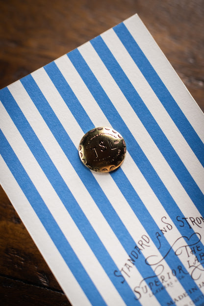 Brass Concho - Round T.S.L Logo