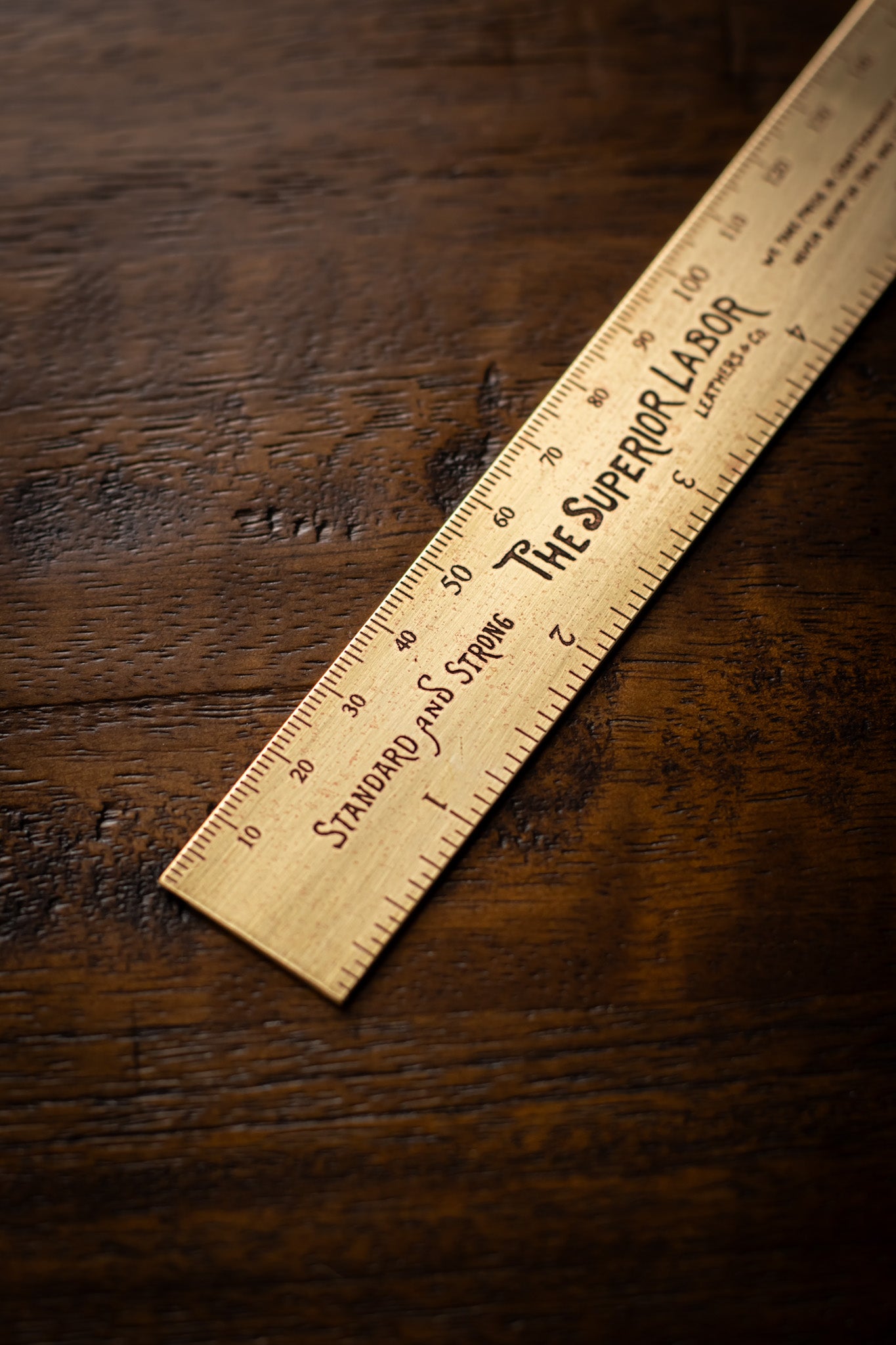 15cm Solid Brass Ruler