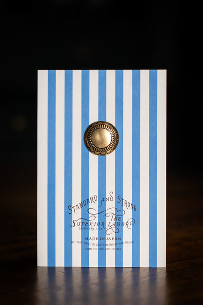 Brass Concho - Flower