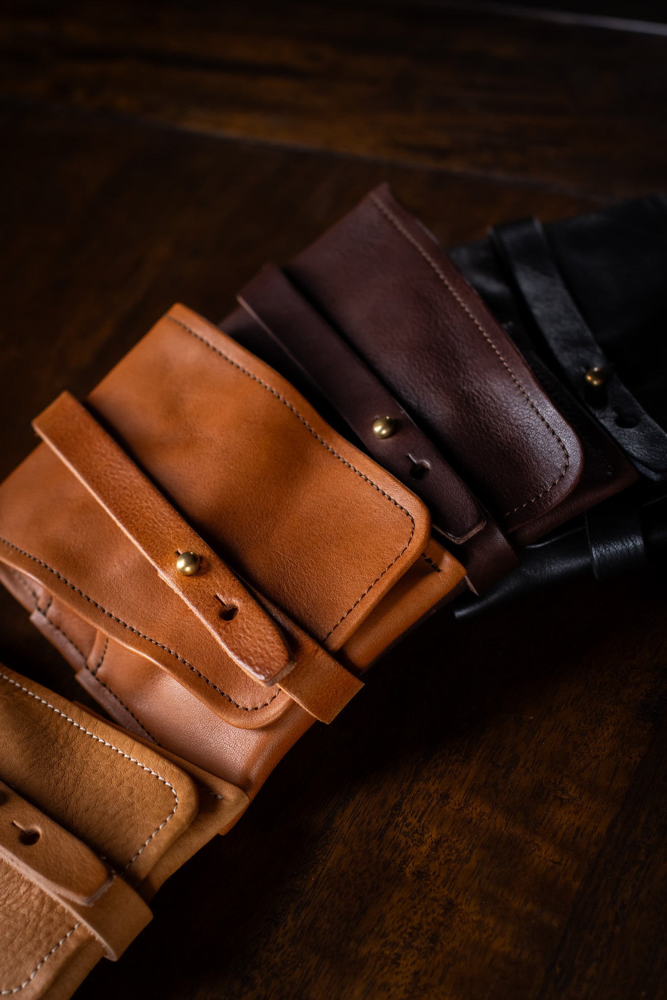 Leather Tool Holder - Tan/Light Brown