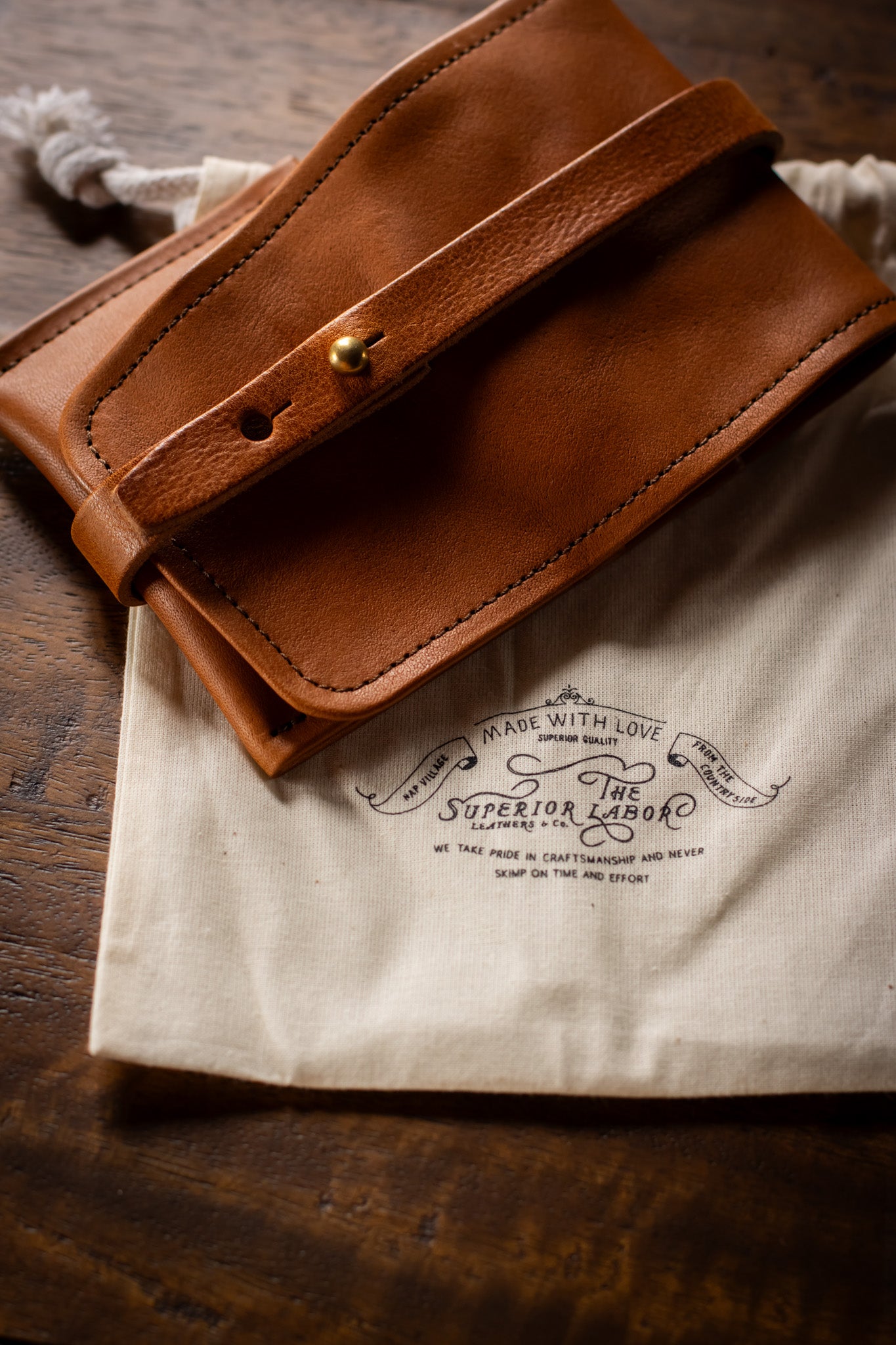 Leather Tool Holder - Tan/Light Brown