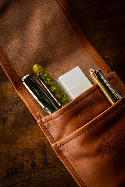 Leather Tool Holder - Tan/Light Brown