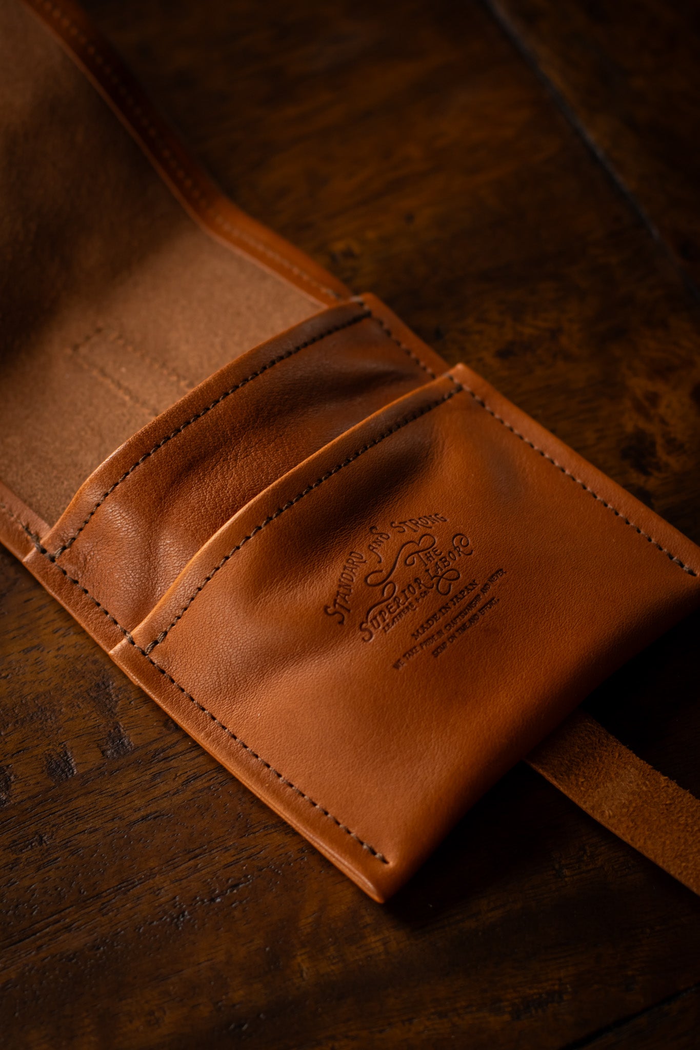 Leather Tool Holder - Tan/Light Brown