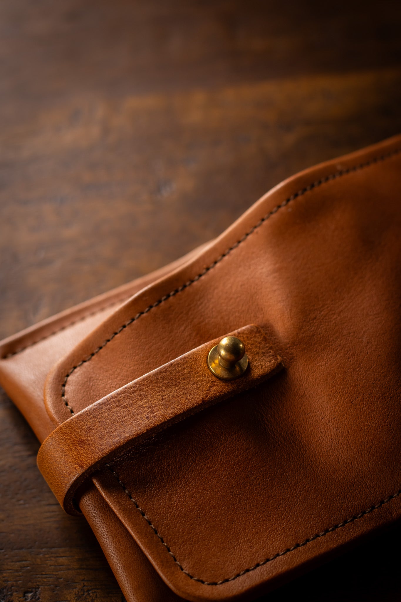 Leather Tool Holder - Tan/Light Brown