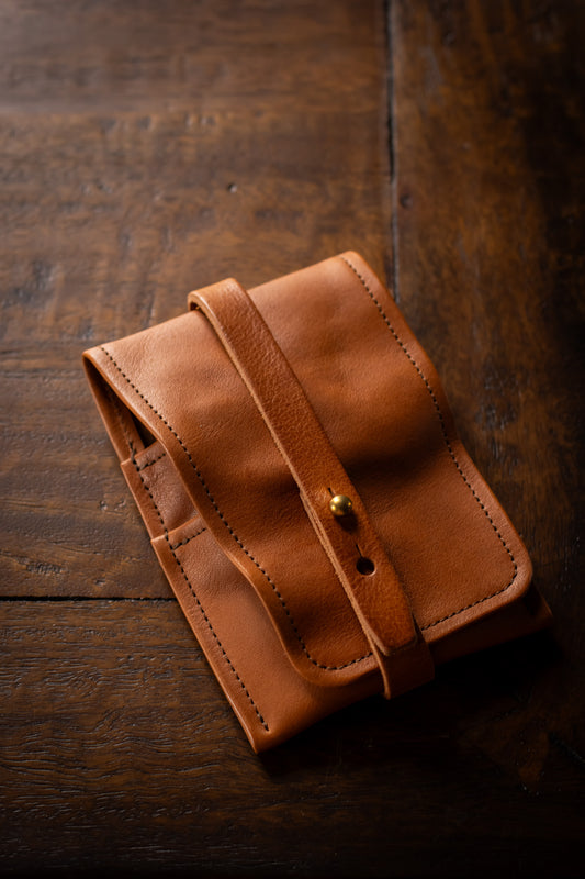 Leather Tool Holder - Tan/Light Brown