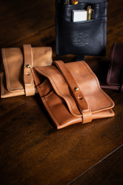 Leather Tool Holder - Tan/Light Brown