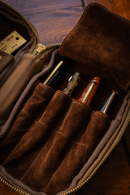 Writer's Leather Case - Glove Leather Olive