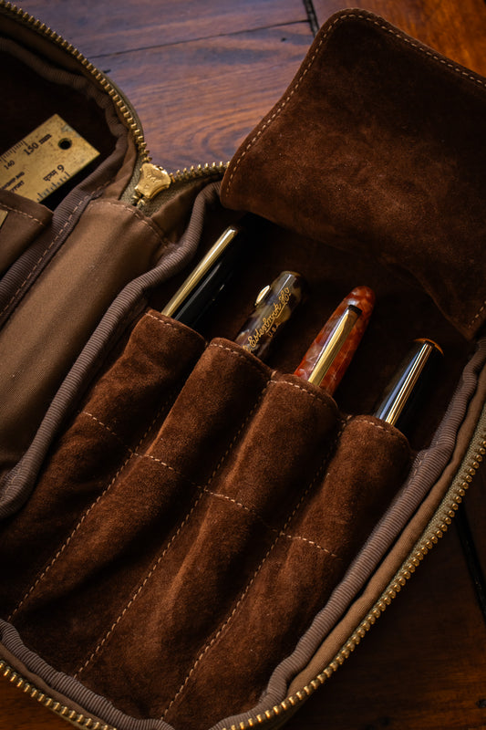Writer's Leather Case - Glove Leather Olive