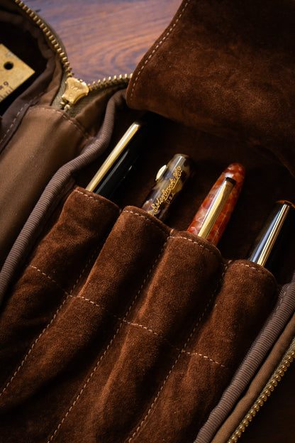 Writer's Leather Case - Glove Leather Olive