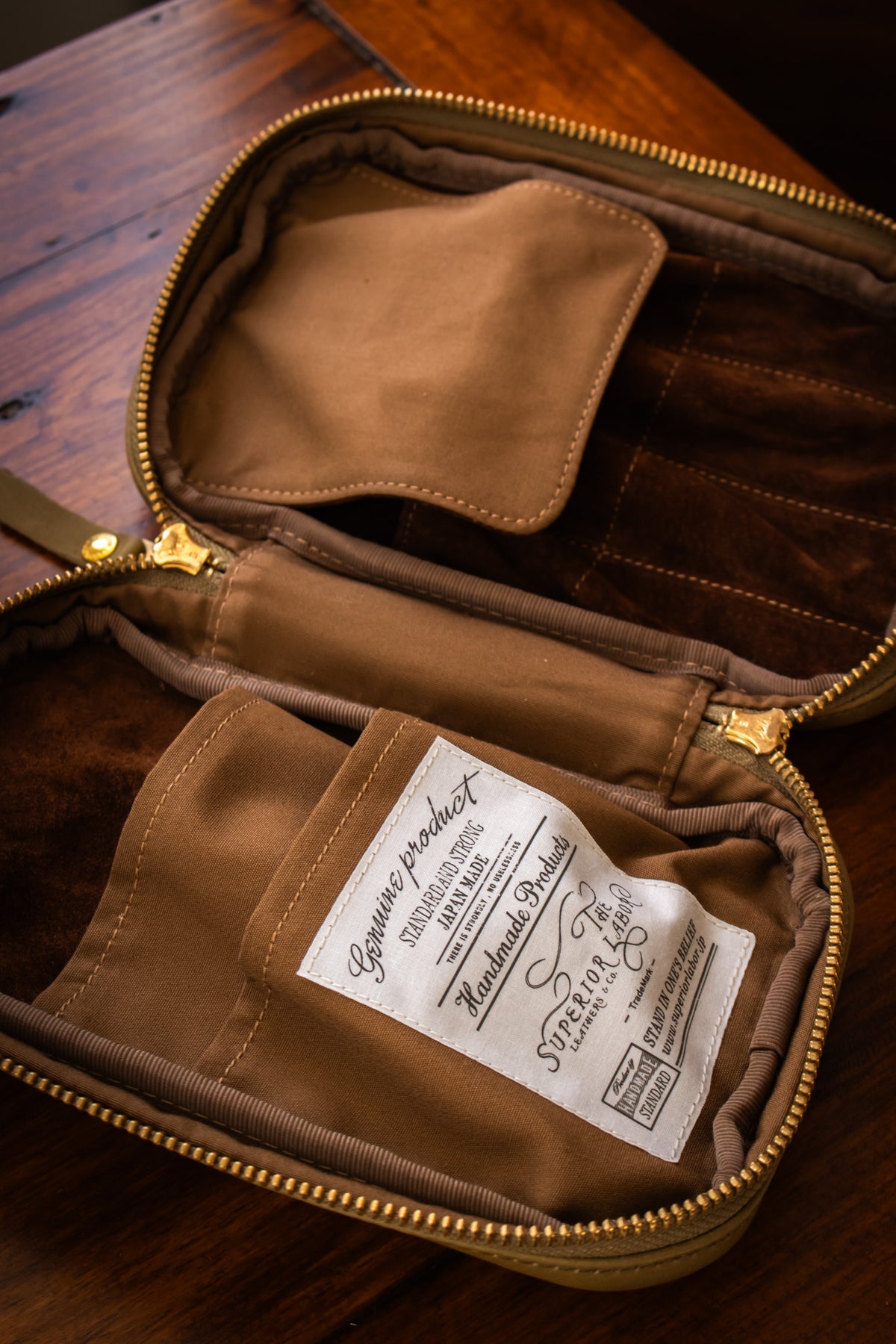 Writer's Leather Case - Glove Leather Olive