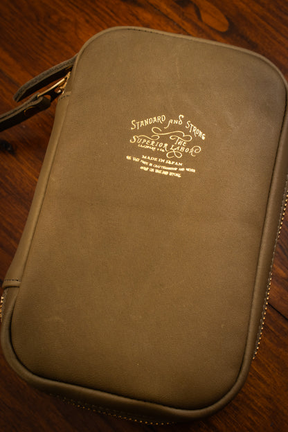 Writer's Leather Case - Glove Leather Olive