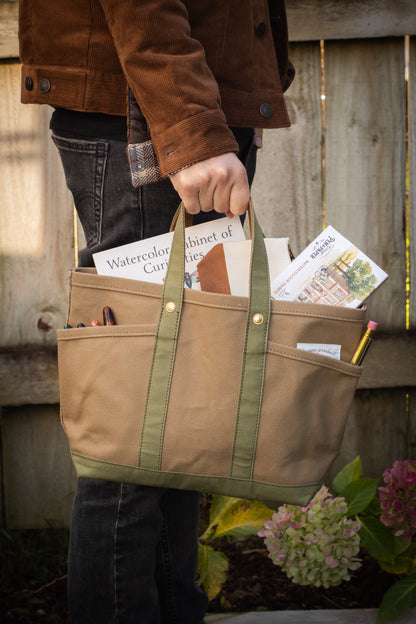 THE TSL Tote Bag - Mini Beige × Khaki