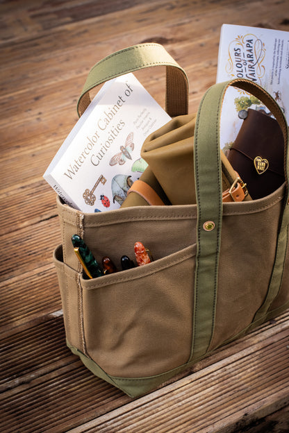 THE TSL Tote Bag - Mini Beige × Khaki