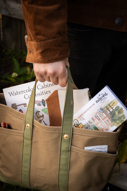 THE TSL Tote Bag - Mini Beige × Khaki