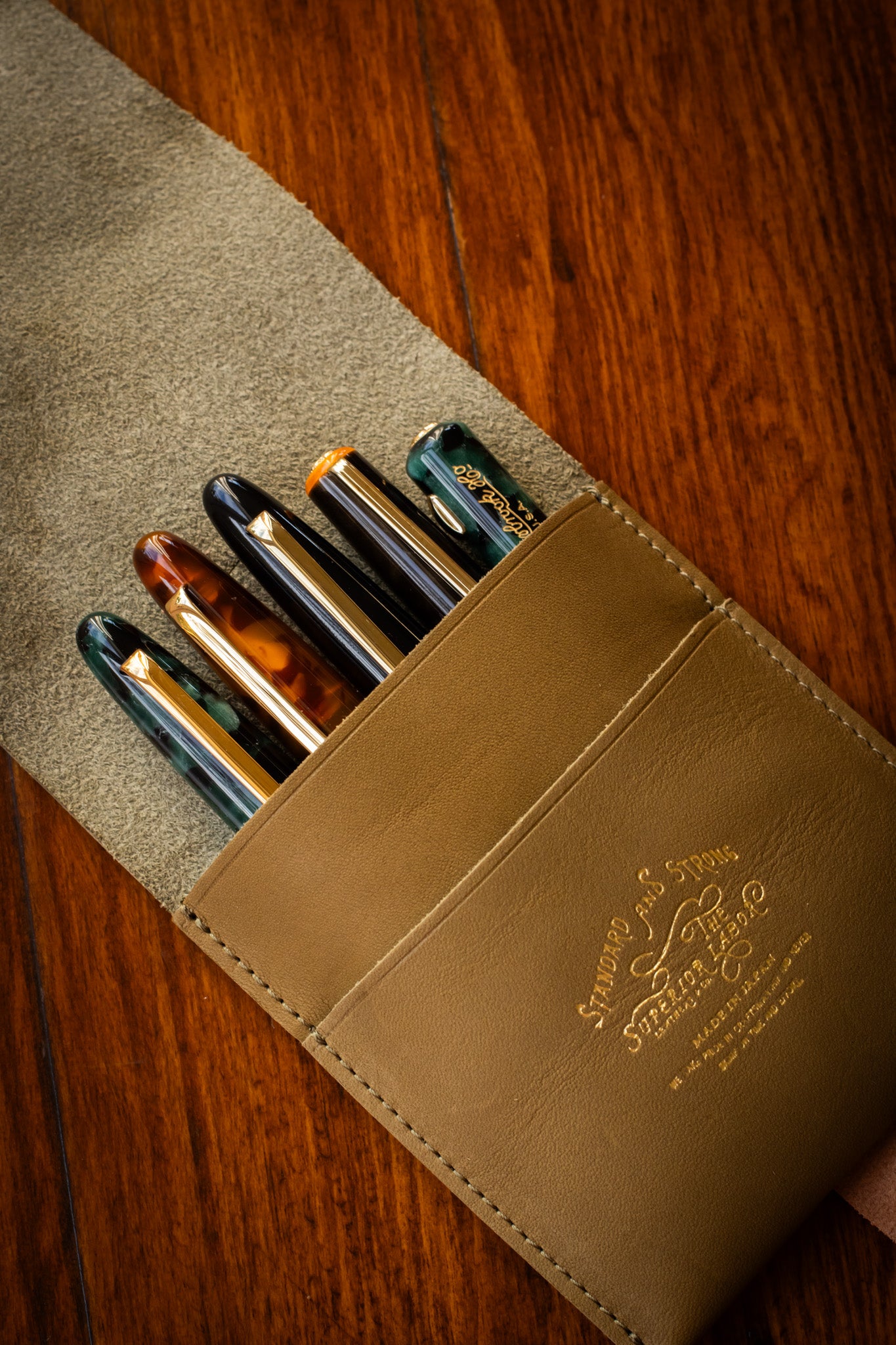 Leather Tool Holder - Olive