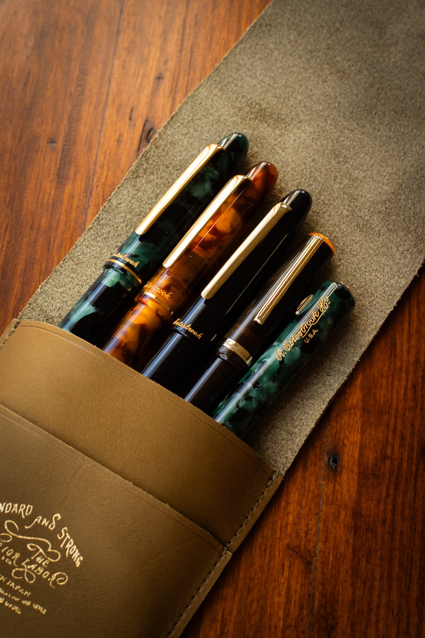 Leather Tool Holder - Olive