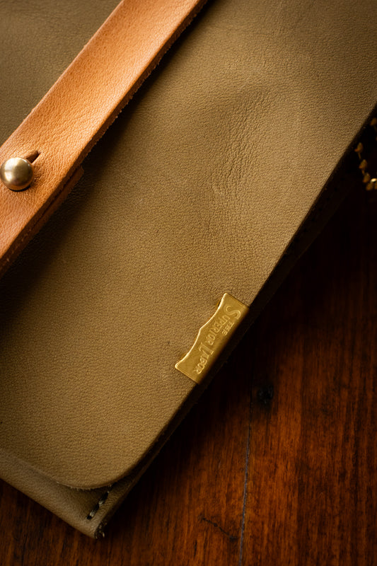 Leather Tool Holder - Olive