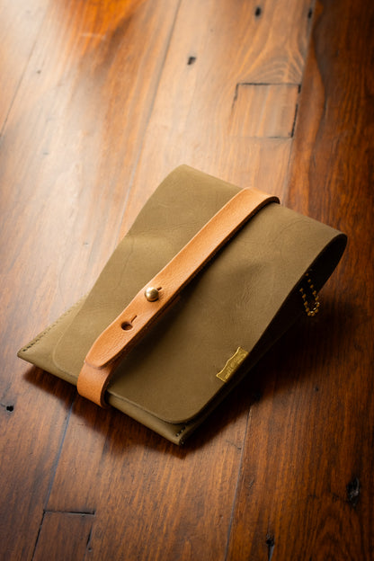 Leather Tool Holder - Olive
