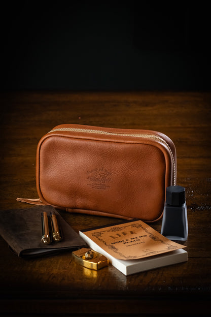 Leather Utility Case - Light Brown