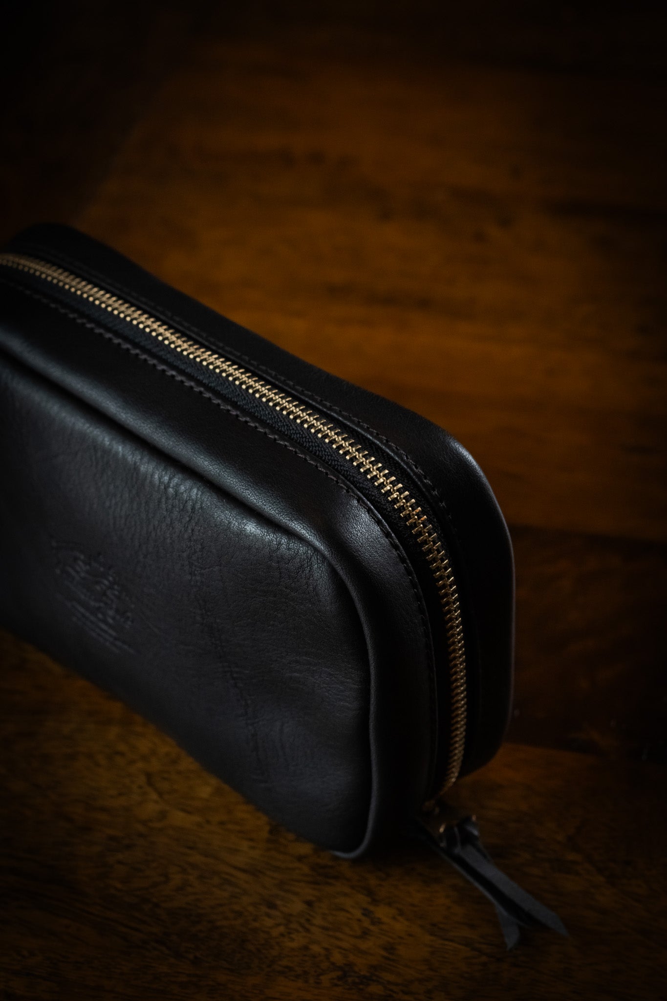 Leather Utility Case - Black