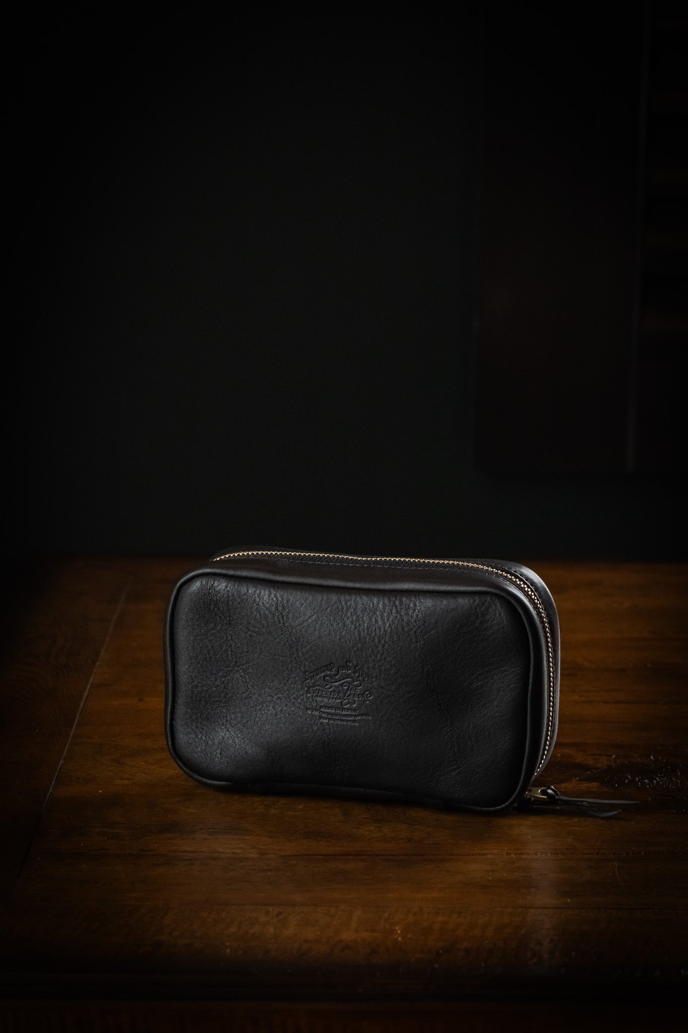 Leather Utility Case - Black