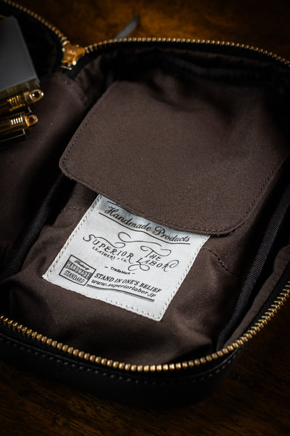 Leather Utility Case - Black