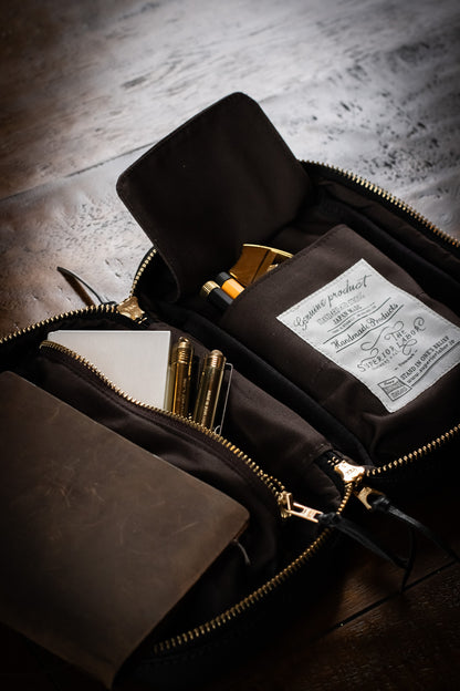 Leather Utility Case - Black