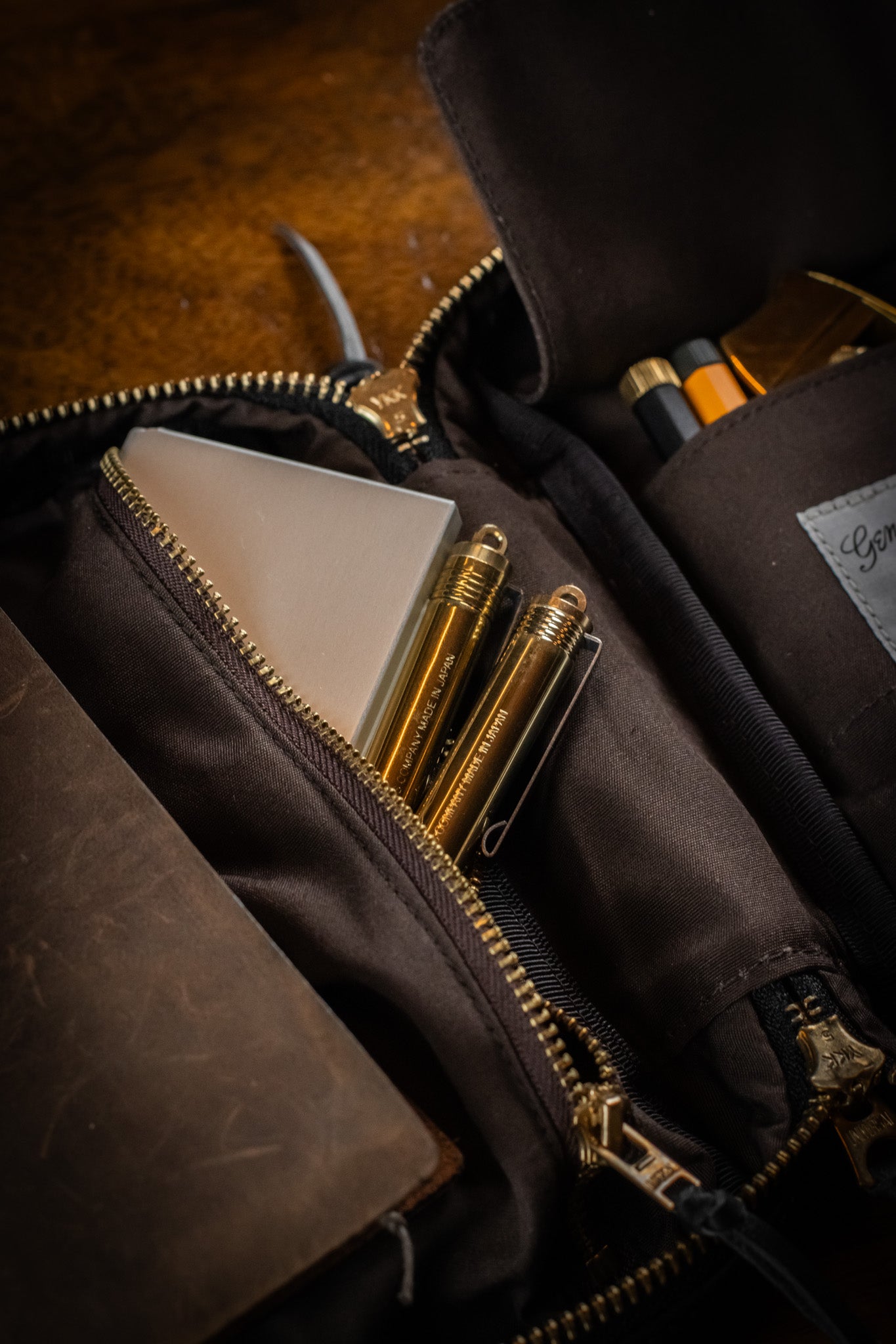 Leather Utility Case - Black