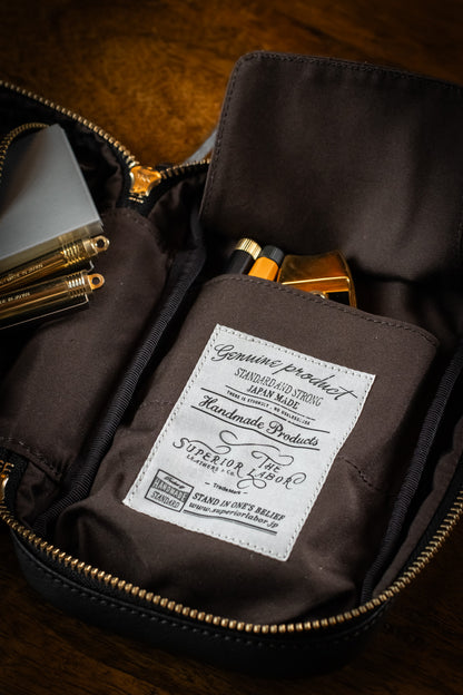 Leather Utility Case - Black