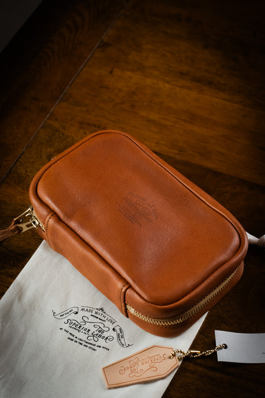 Leather Utility Case - Light Brown
