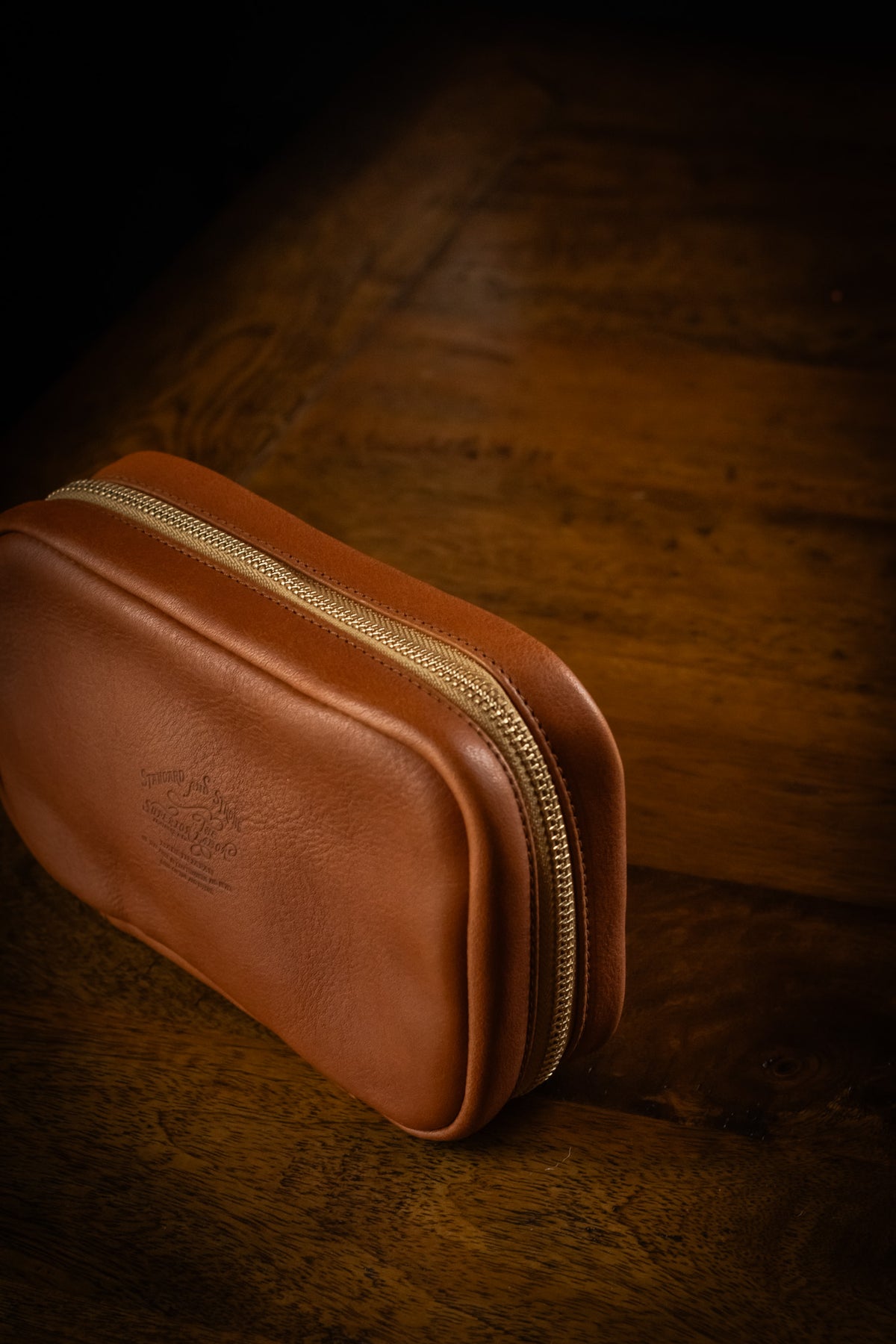 Leather Utility Case - Light Brown