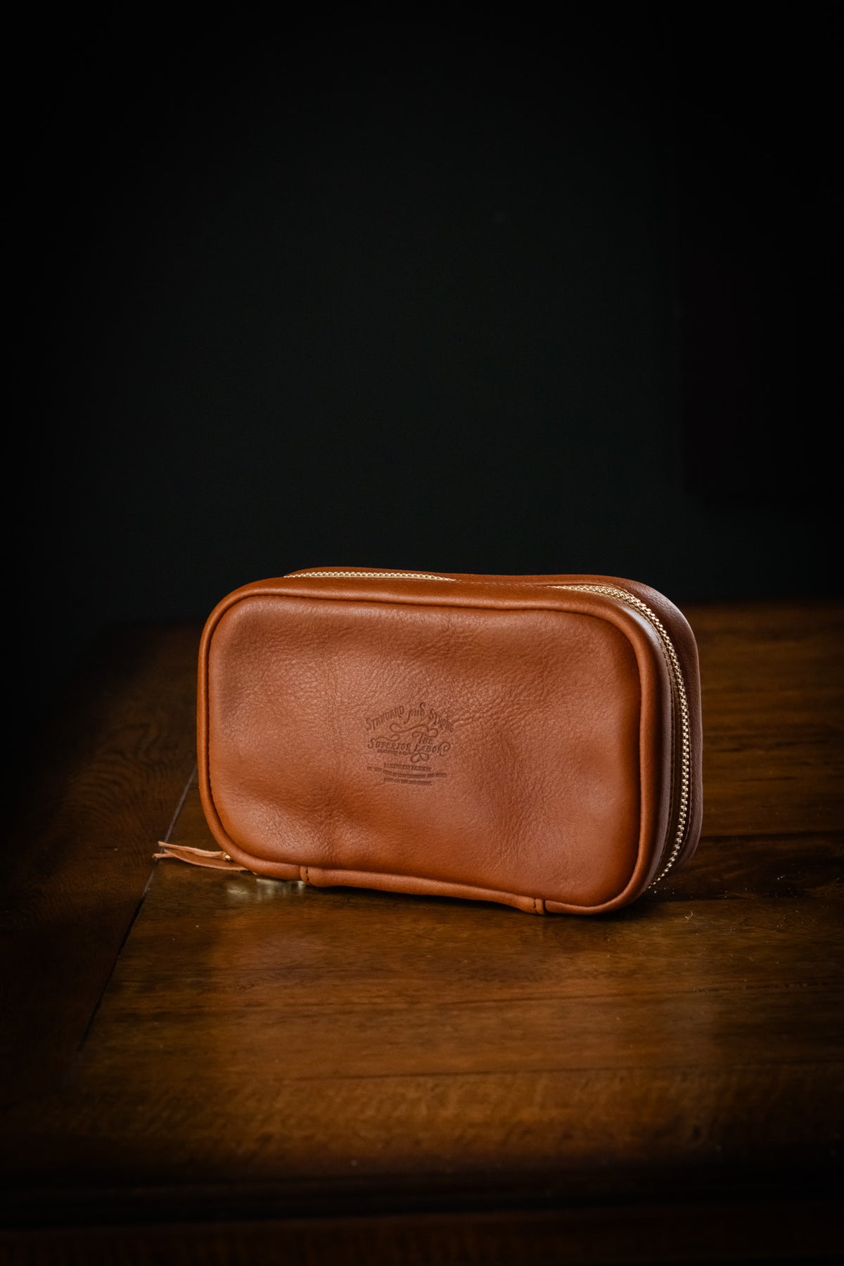 Leather Utility Case - Light Brown