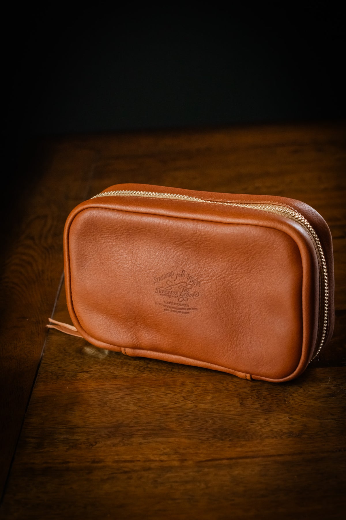Leather Utility Case - Light Brown