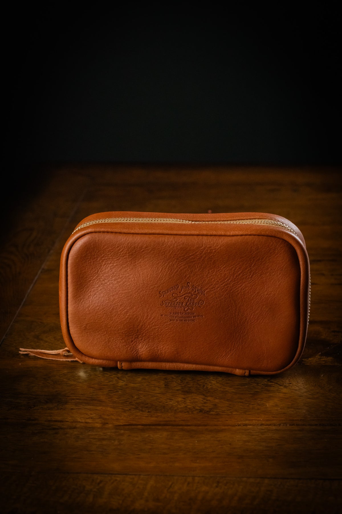 Leather Utility Case - Light Brown