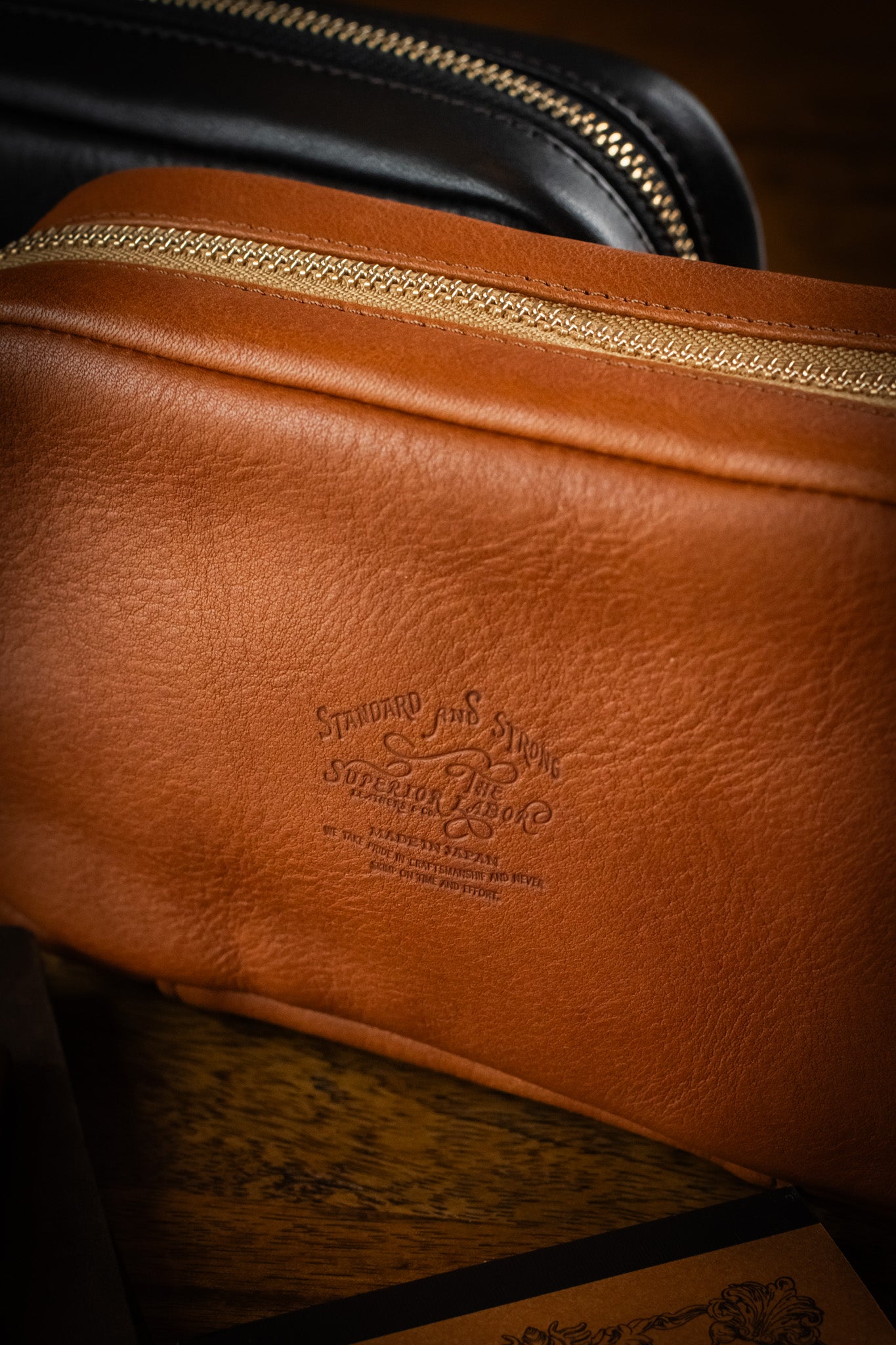 Leather Utility Case - Light Brown