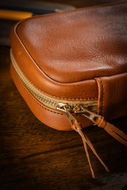 Leather Utility Case - Light Brown