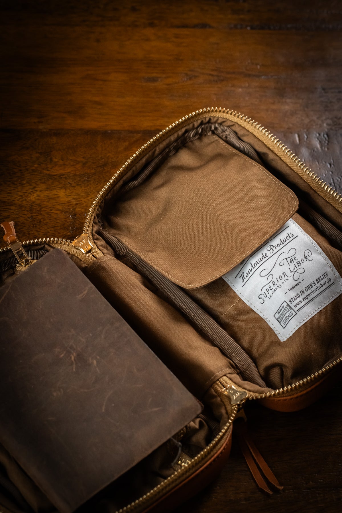 Leather Utility Case - Light Brown