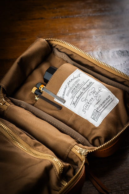Leather Utility Case - Light Brown