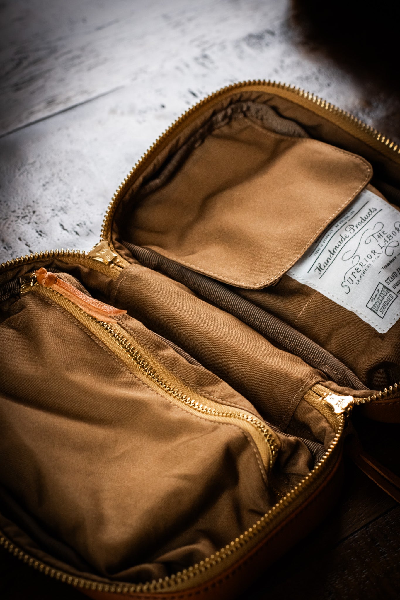 Leather Utility Case - Light Brown