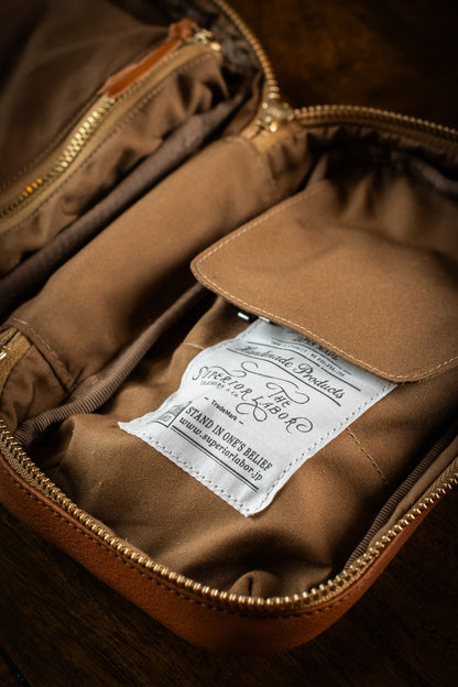 Leather Utility Case - Light Brown