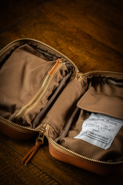 Leather Utility Case - Light Brown