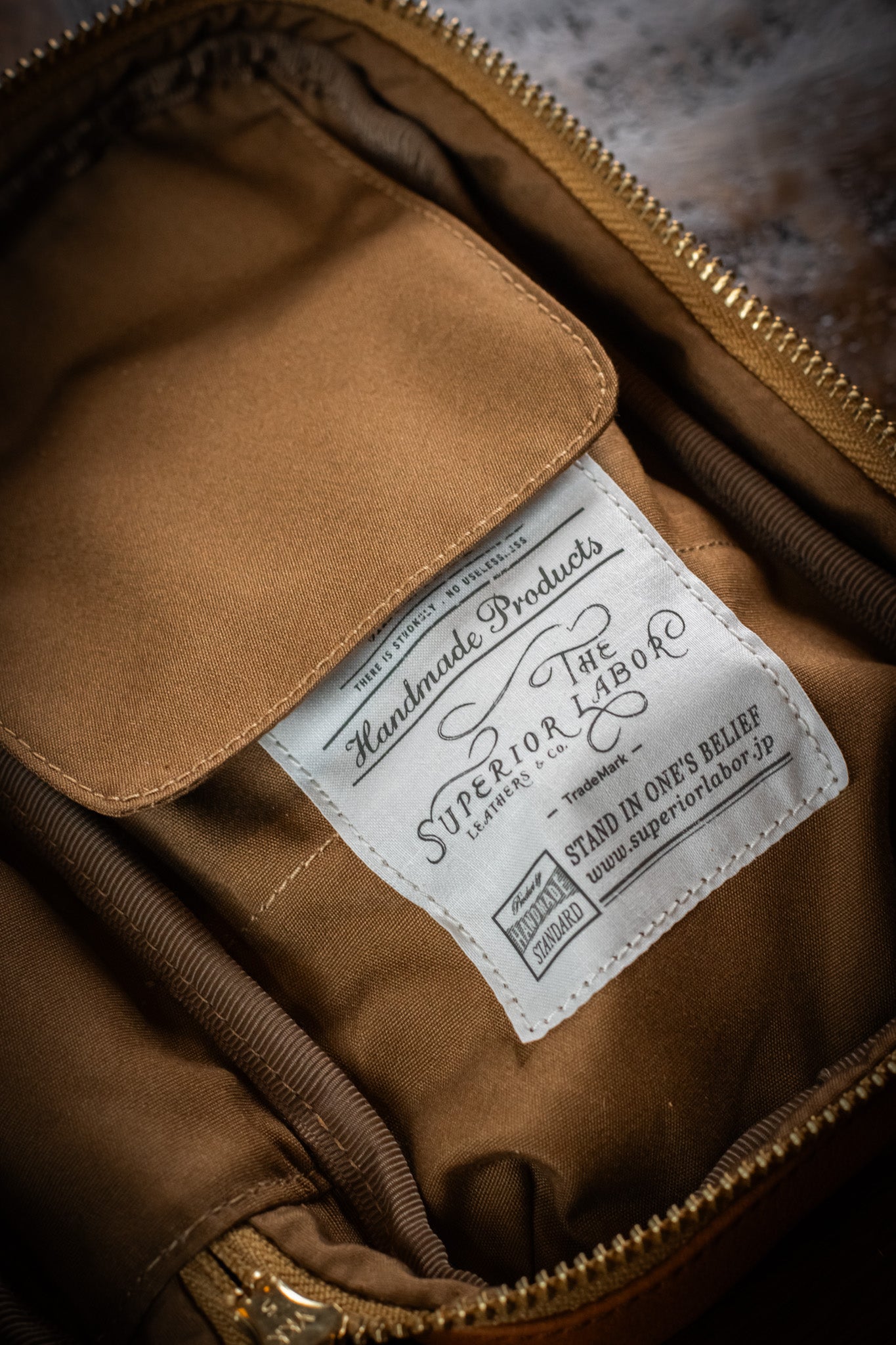 Leather Utility Case - Light Brown