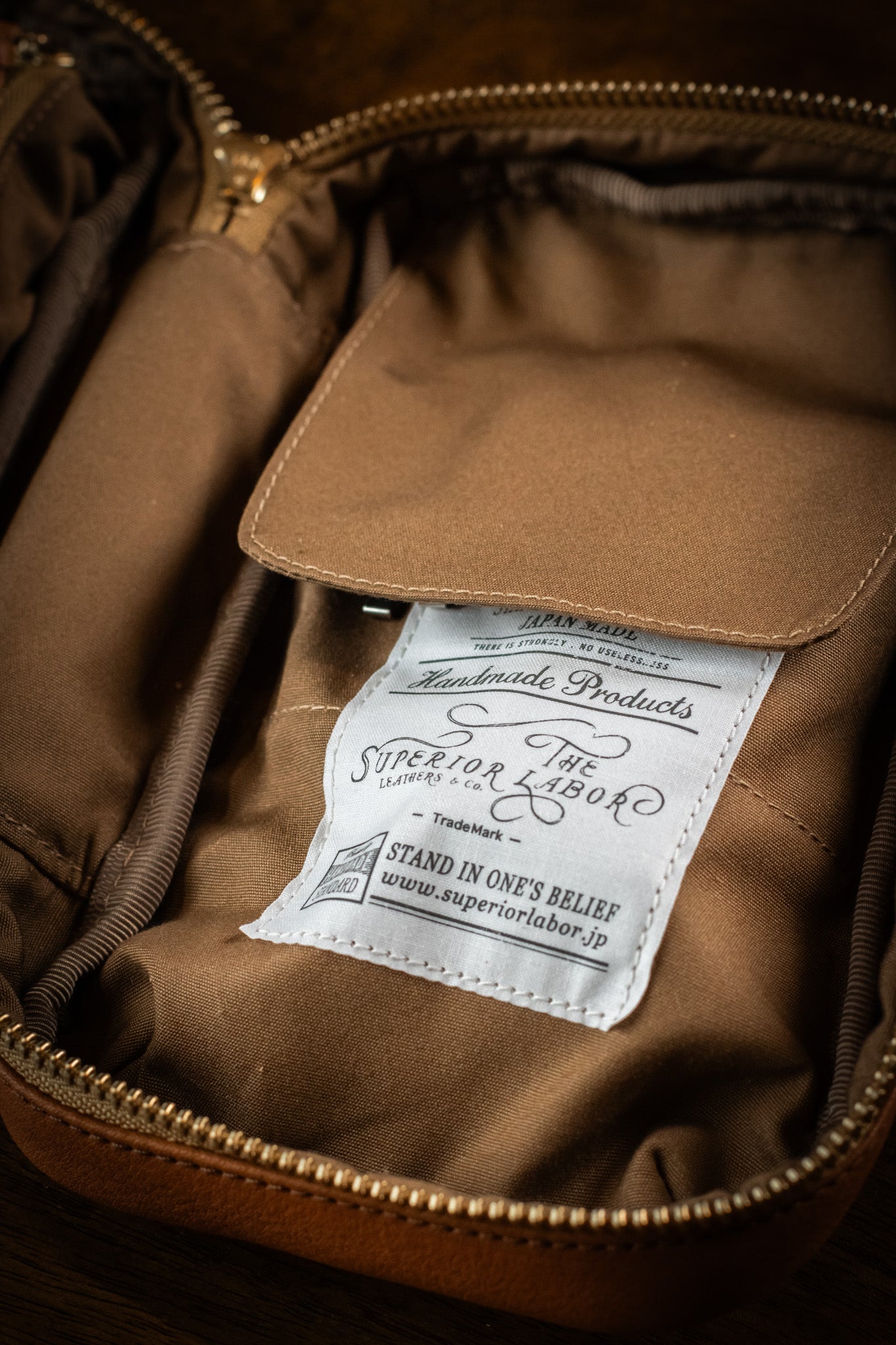 Leather Utility Case - Light Brown