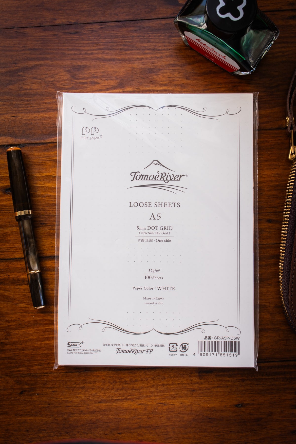 Tomoe River 100 Loose Sheets - A5 White / Dot Grid