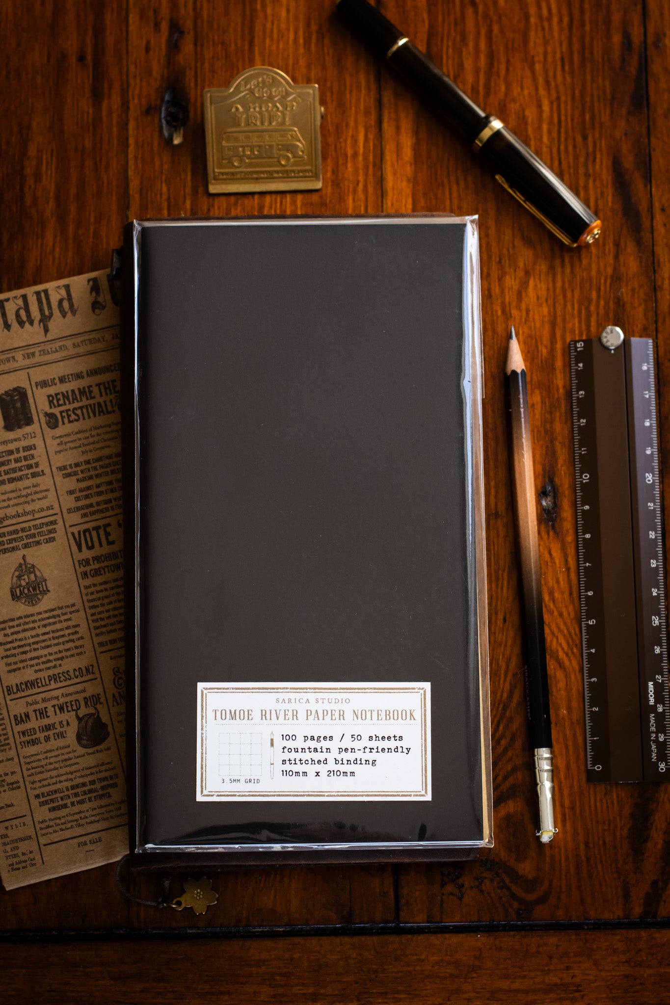 Tomoe River Paper Notebook - Black