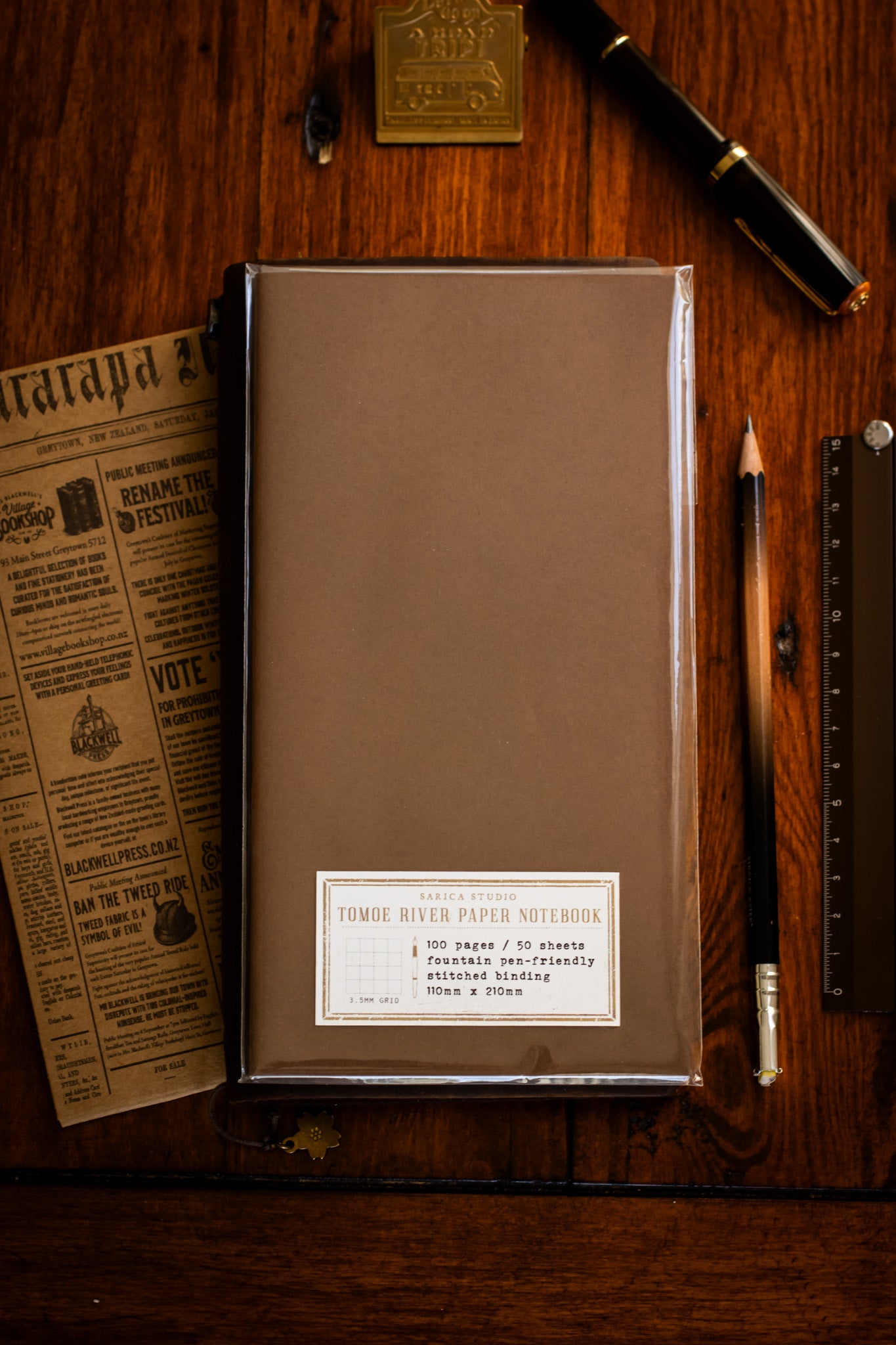 Tomoe River Paper Notebook - Brown