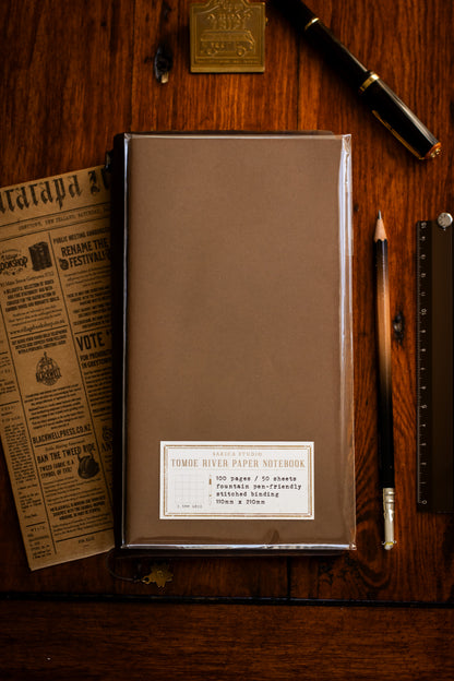Tomoe River Paper Notebook - Brown