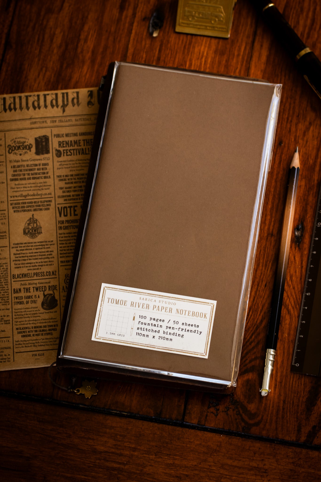 Tomoe River Paper Notebook - Brown