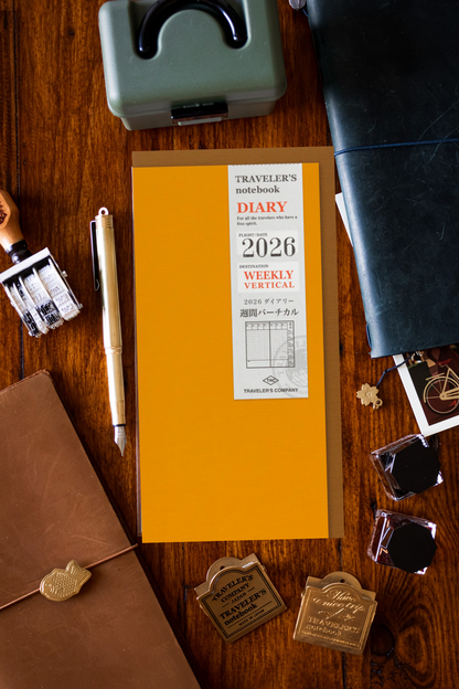 TRAVELER'S 2026 Refill Weekly Vertical