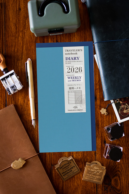 TRAVELER'S 2026 Refill Weekly+Memo
